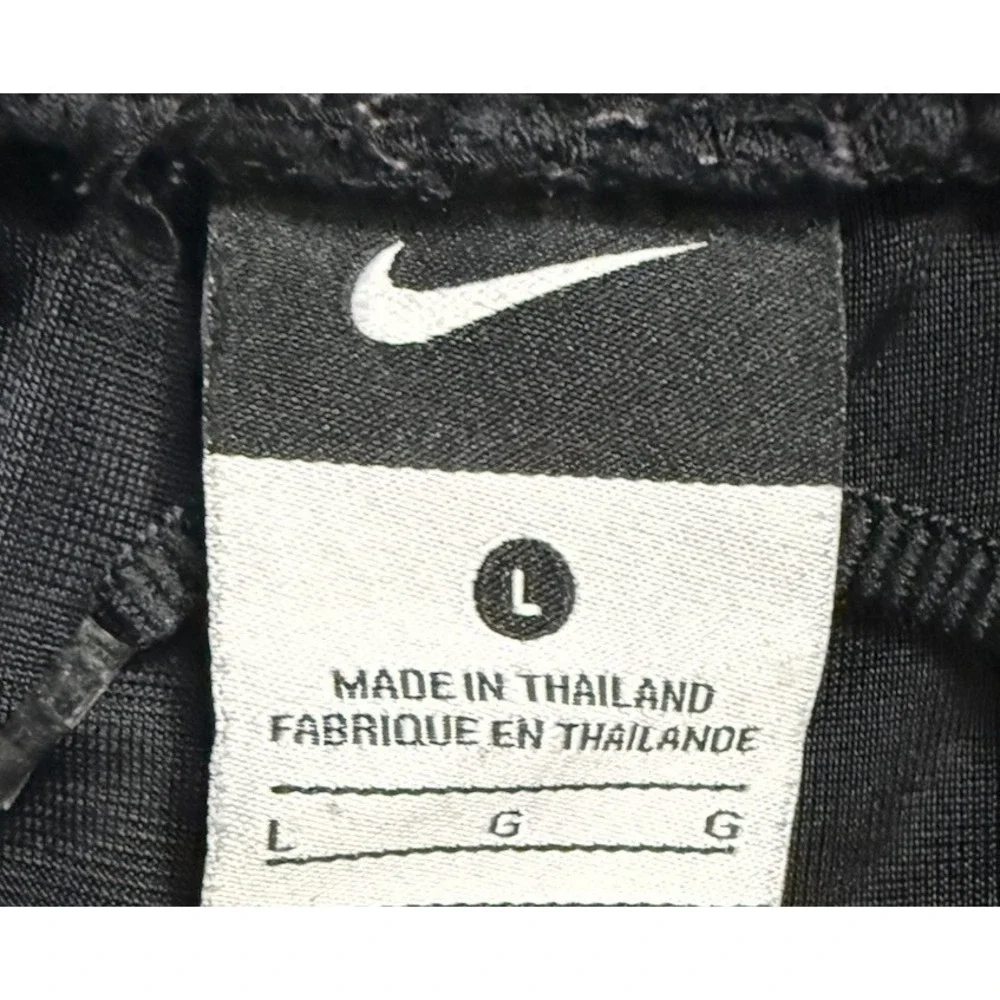 Nike Mens Shorts Size‎ Large Black Athletic Basketball Elastic Waist